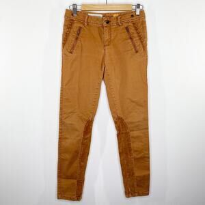 Anthropologie Pilcro & The Letterpress Jodhpur Orange Pants Womens Size 2